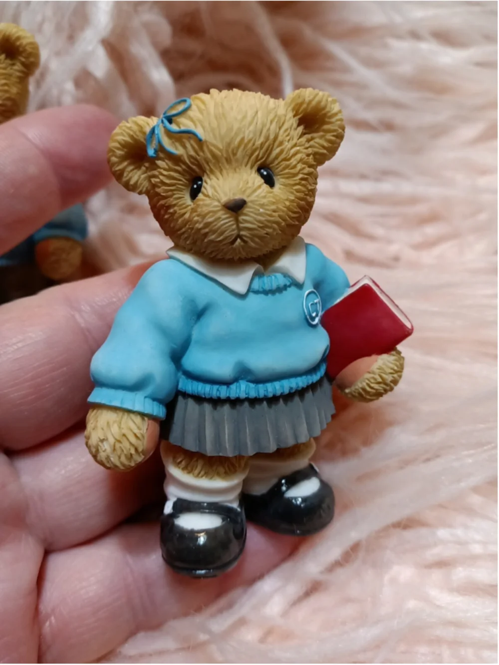 Cherished Teddies School Boy & Girl Learn All There Is To Learn 2003 Rare Set